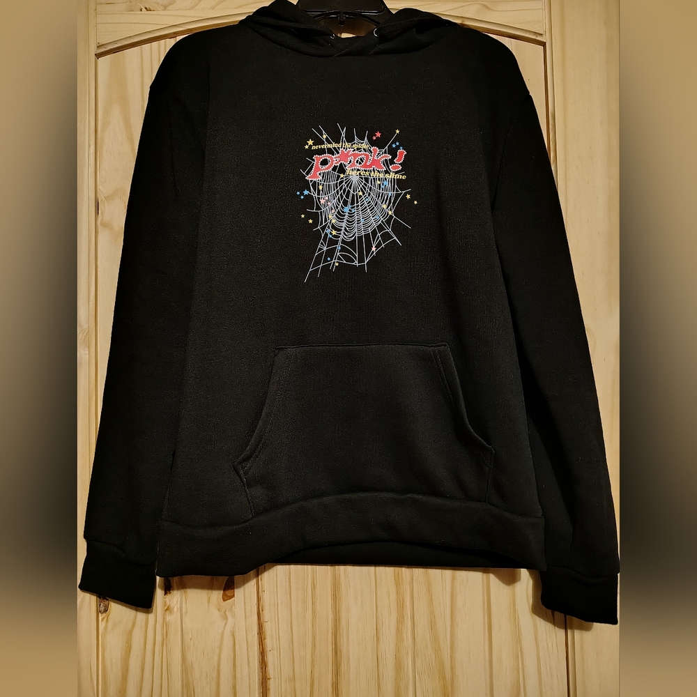 NWOT SHEIN Black Graphic Men's or Women's Hoodie
